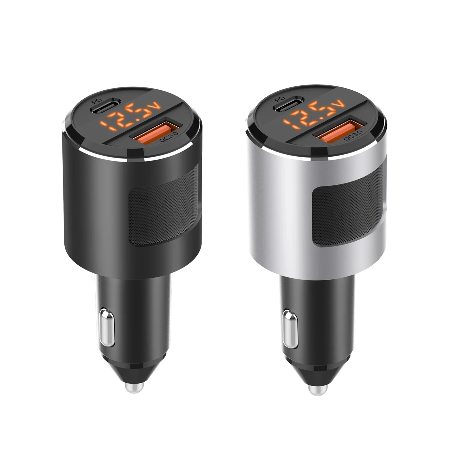 

Адаптер зарядных порта USB для автомобиля Зарядное устройство PD3.0 & QC3.0 двойной Порты и разъёмы 65 Вт адаптер для быстрого автомобильного Заряд...