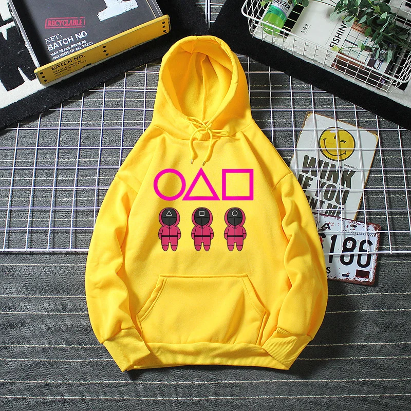 

squid games 1 Sweatshirts Custom Oversized 2021 Fashion Men's And Women's Anime Hoodies
