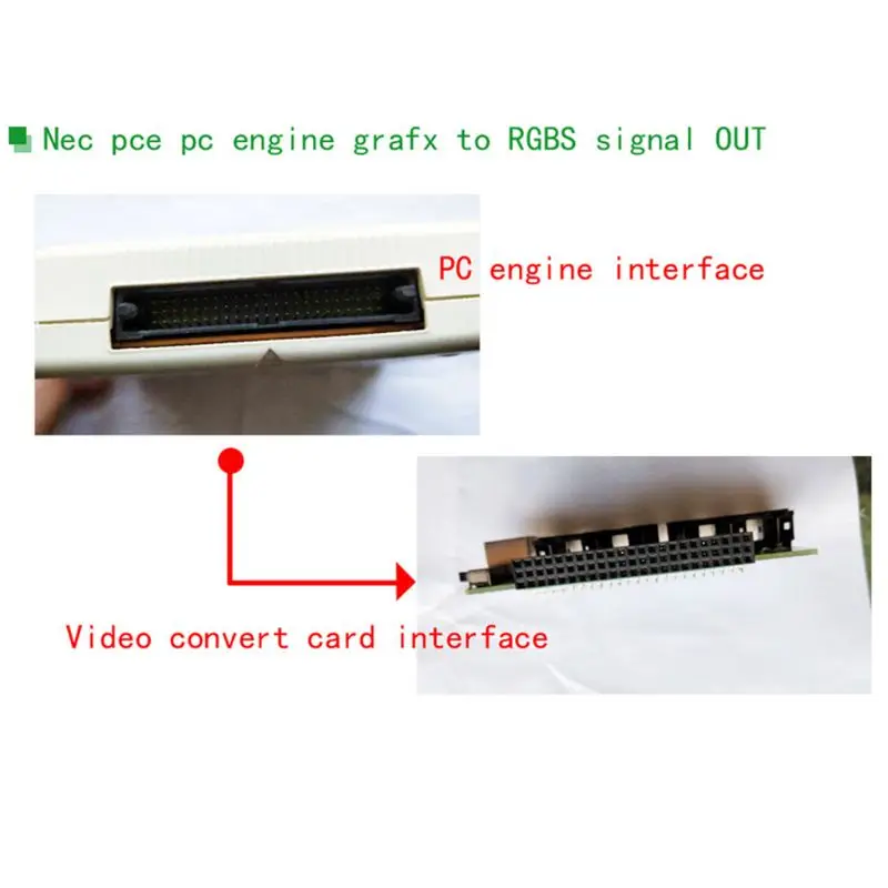 Усилитель видеосигнала карты RGBS Сигнальный выход для консоли двигателя NEC PCE PC Grafx