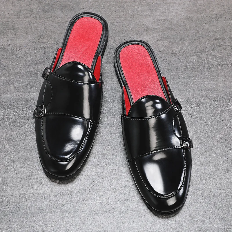 2020 Новая летняя мужская официальная обувь кожаные Вьетнамки сандалии из