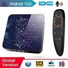 Android TV Box 2020 Android 10 4 ГБ 32 ГБ 64 Гб 4K H.265 медиаплеер 3D видео Smart TV Box2.4G 5 ГГц Wifi Bluetooth телеприставка
