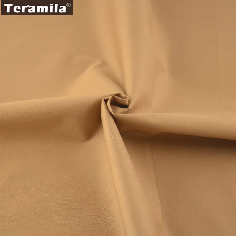 2016 г. Новинка Классические однотонные Кофе Цвет 100% хлопок Ткань твил Жир Квартал