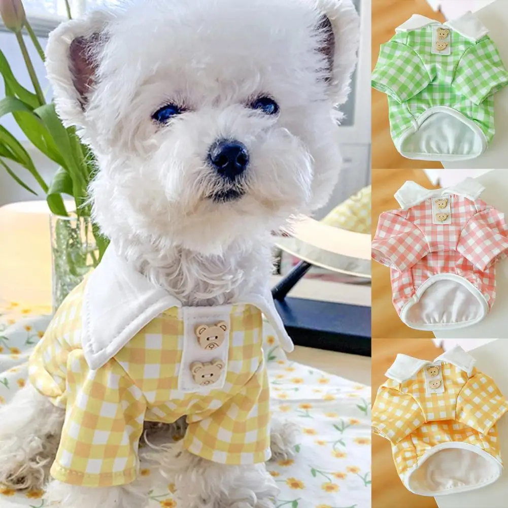 

Pet T-Shirt Elastic Apparel Close-fitting Two-legged Puppy Costume Blouse for Summer Puppy Pullover Dog Costume