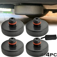 4pcs rubber floor lifting jack pad adapter pucks tool jack point pad with storage box for tesla model 3 model s model x model y
