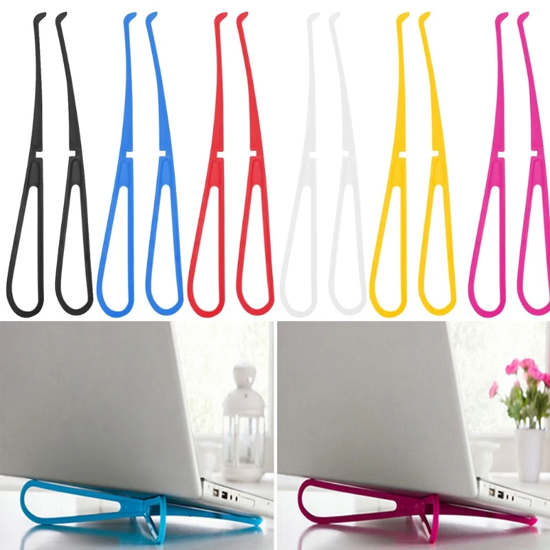 

1PC Portable Simple Plastic Laptop Cooling Rack Stand Holder Tool For Notebook