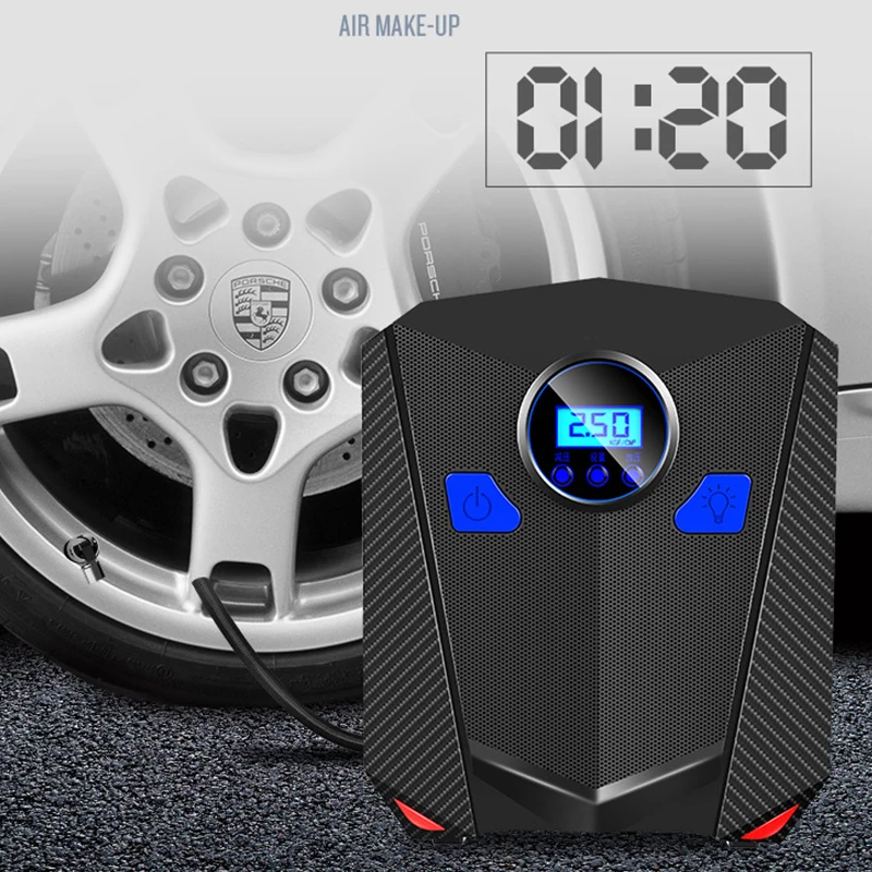 DC 12V автомобильный воздушный компрессор портативные шины надувной насос