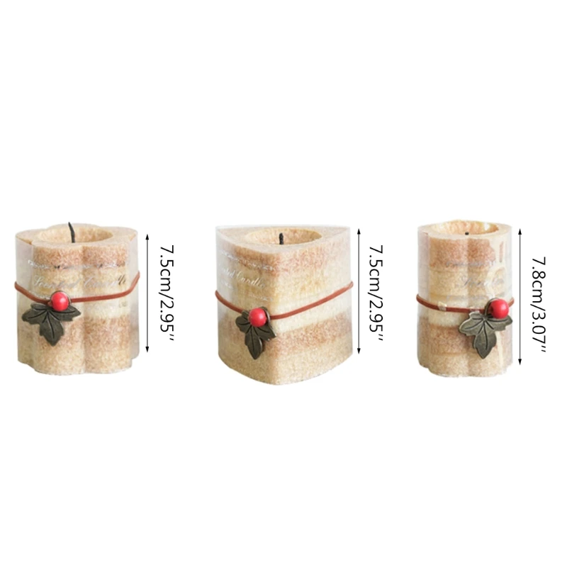 Scented Candle Wax Decorative Candles Table Photo Prop Birthday Gift Prefect for Meditation Stress | Дом и сад