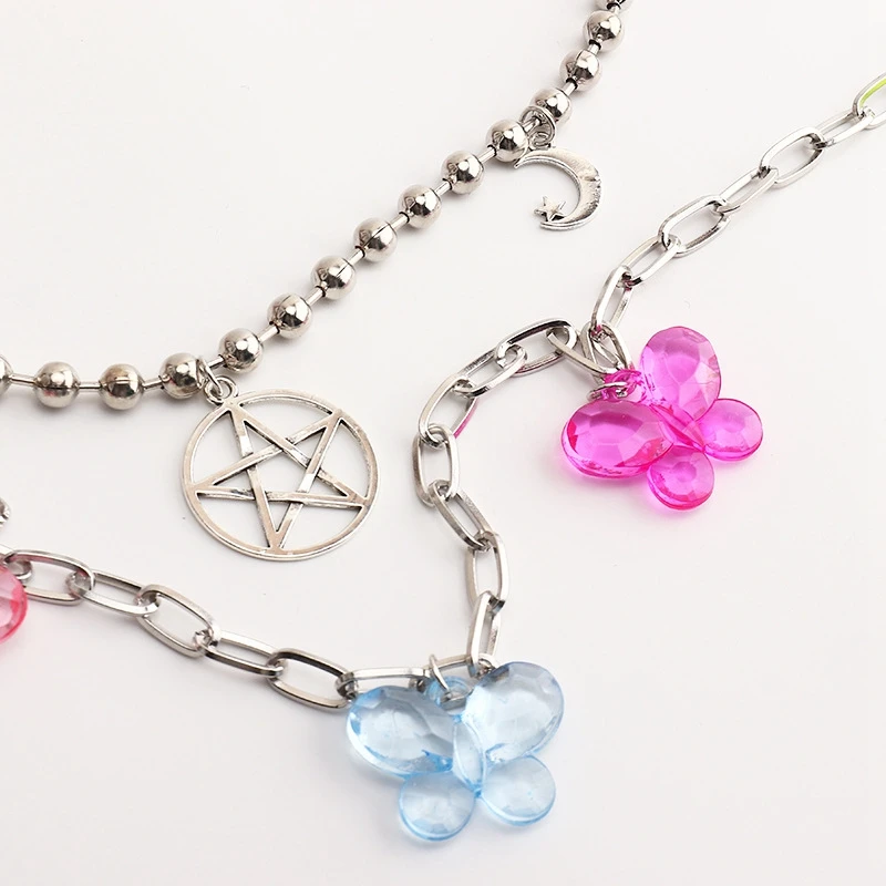 

Hip Hop Pants Chain Fashion Metal Butterfly decor Pocket Chain Jeans Chain for Women Clothing Accessories