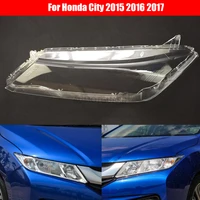 car headlamp lens for honda city 2015 2016 2017 car replacement lens auto shell cover