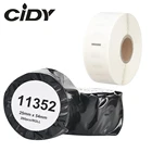 Бренд CIDY, 1 совместимые рулоны Dymo LW 11352, этикетка 54 мм х 25 мм, 500 этикеток для принтера LabelWriter 400, 450, 450, турбопринтера Seiko SLP 440, 450