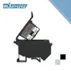 10 шт. UK5HESI UK5-HESI черный винт тип Предохранитель рычаг разъединения светодиодный UK 5 HESI провод электрический разъем Din рейку Клеммная колодка