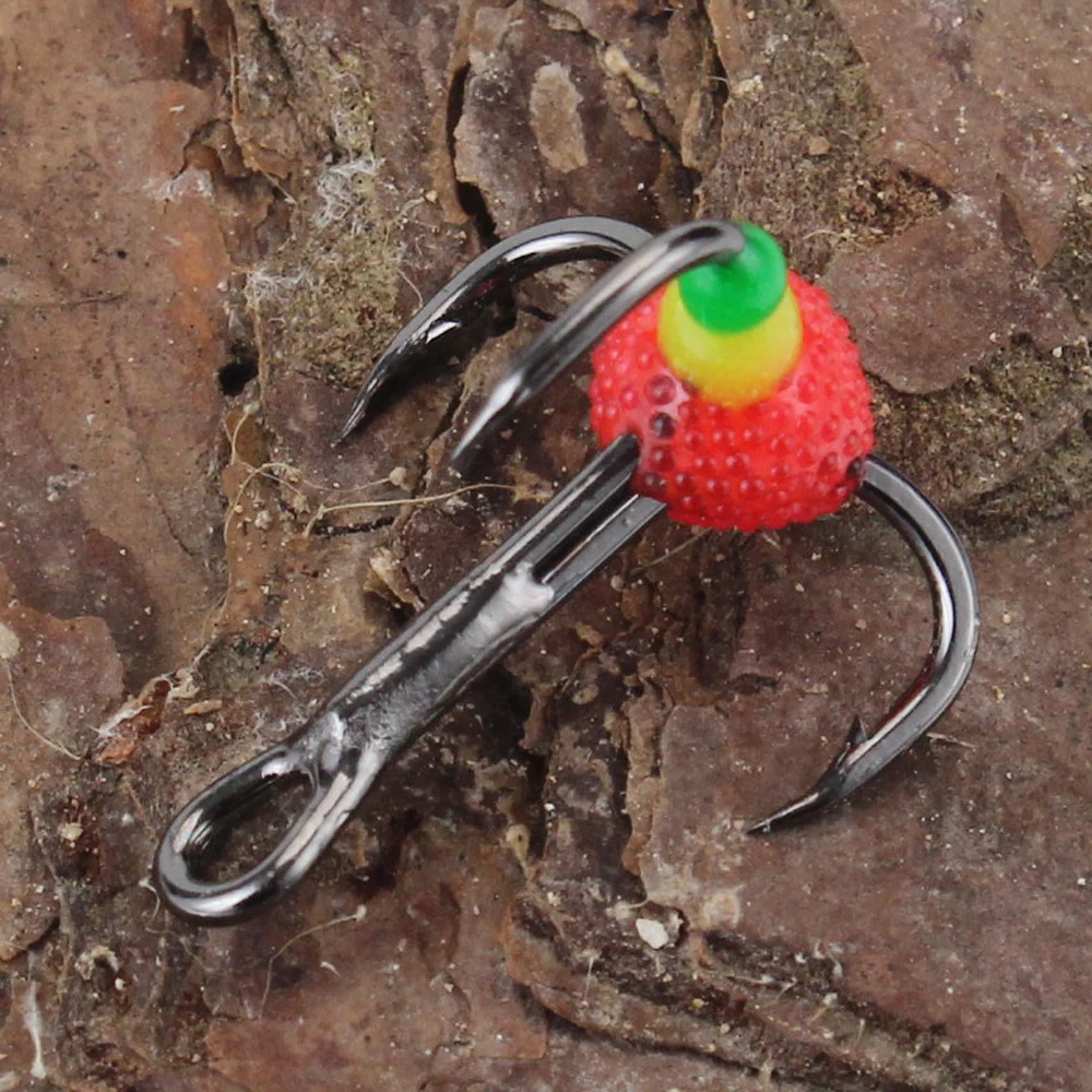 FISH KING 5 шт./упак. Крючки из высокоуглеродистой стали для зимней подледной рыбалки