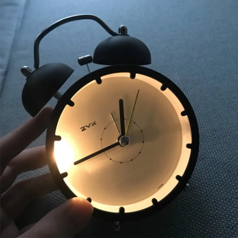 Винтажные настольные деревянные часы будильник для путешествий студентов