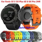 Ремешок кожаный для наручных часов Garmin Fenix 6 6S 6X Pro 5X 5 5S 3HR Enduro 935 D2, 20 22 26 мм