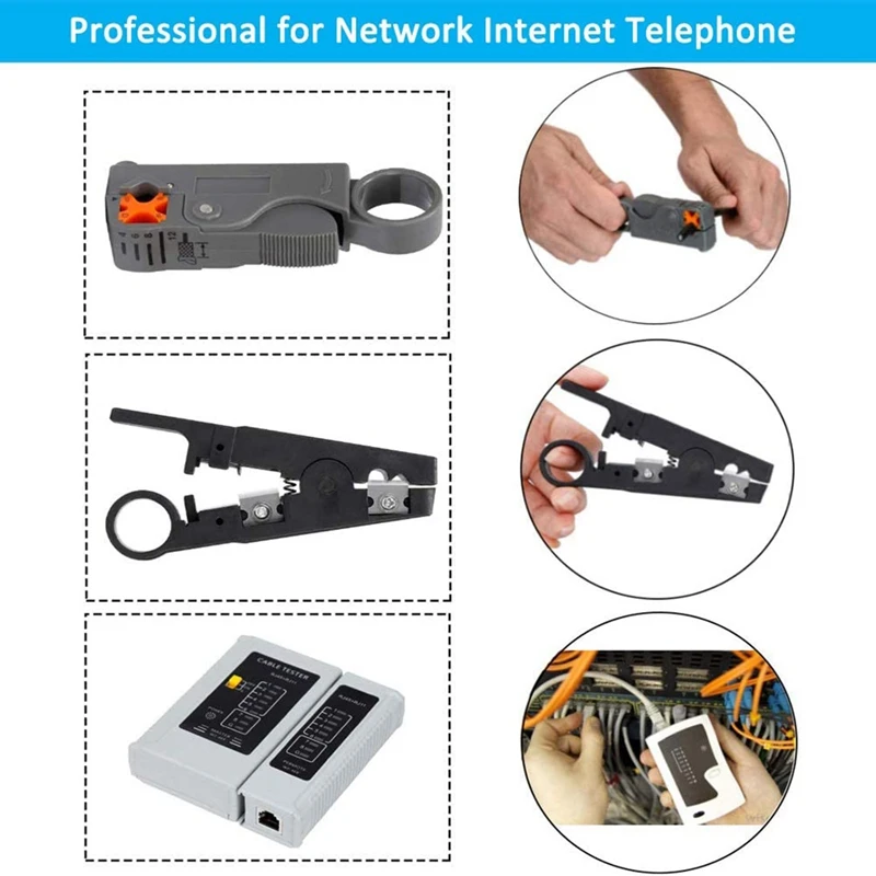 Набор сетевых инструментов инструмент для ремонта кабельного тестера нож