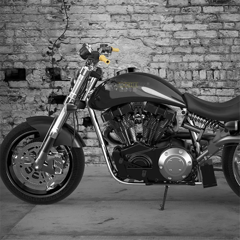 Ретро аксессуары moto рукоятка для harley sportster cafe racer ручки коричневый мягкий