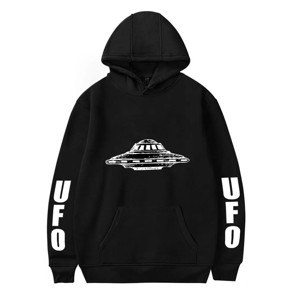 

New UFO Hoodies Men Women Autumn Fashion Hoodie 2021 Harajuku Handsome Sweatshirt Hip Hop Alien flying saucer Pullovers