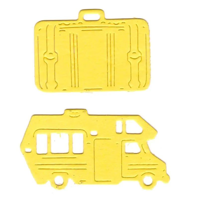 Праздники путешествия металлический Трафаретный вырубной штамп трафарет для