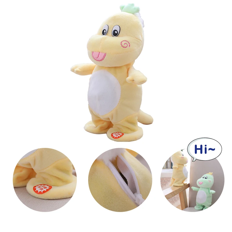 Умная электрическая кукла динозавр говорящая ходячая младенец общение с