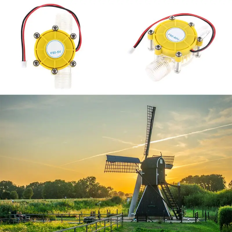 DC 5V/12V/80V 10W Водяной насос мини гидрогенератор Турбинный поток гидравлическое