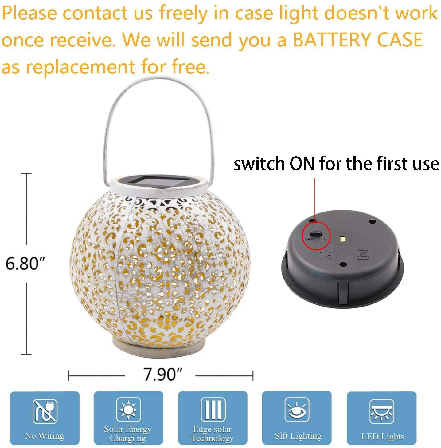 구매 3Pcs Solar Hanging Lantern Garden Outdoor Lights Metal Iron Art Hollow Waterproof LED Table Lamp Decorative For Patio Courtyard