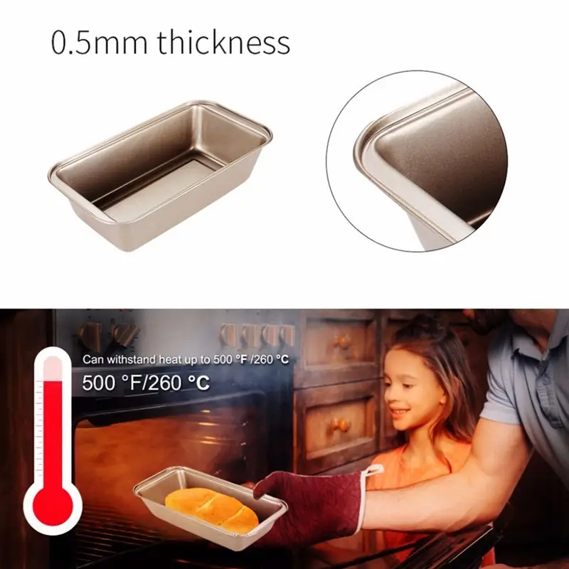 Горячая новинка антипригарные формы для выпечки набор из 5 штук углеродистой