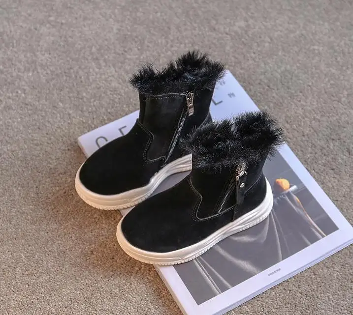 

2021 New Children's Snow Boots Winter Fleece Children's Shoes Winter Shoes Ankle Boots Pxue01 Y139