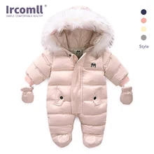 Ircomll/плотный теплый комбинезон для малышей; флисовый комбинезон с капюшоном для мальчиков и девочек; сезон осень-зима; Верхняя одежда для детей; детский зимний комбинезон Ircomll/плотный теплый комбинезон для малышей; флисовый комбинезон с капюшоном для мальчиков и девочек; сезон осень-зима; Верхняя одежда для детей; детский зимний комбинезон
