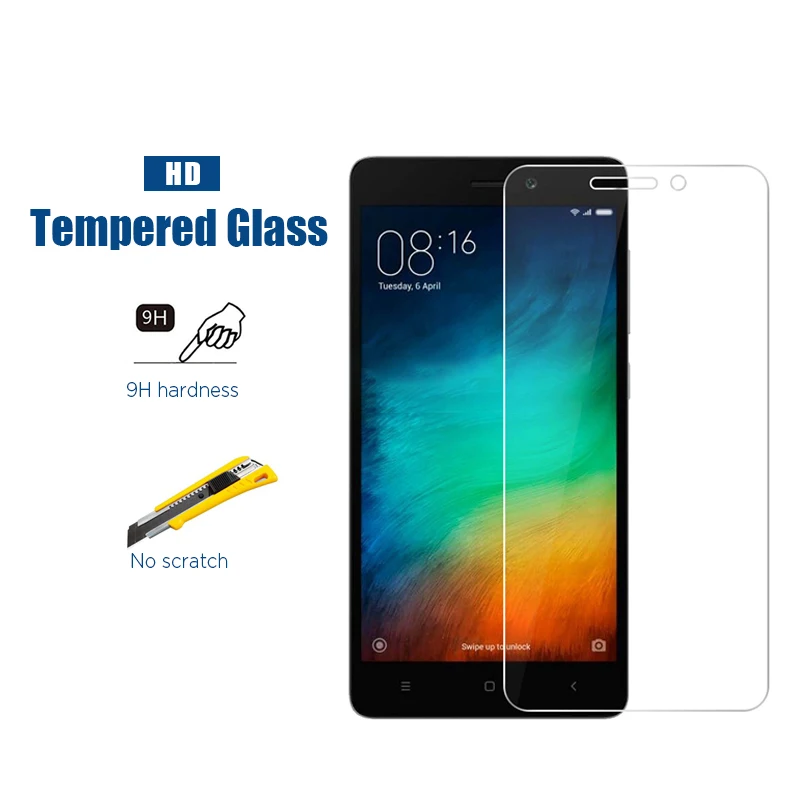 Закаленное стекло для Xiaomi Redmi 7A 6A 5A 4A 4X Защита экрана 2 3 4 Pro 3S 3X жесткое Стекло