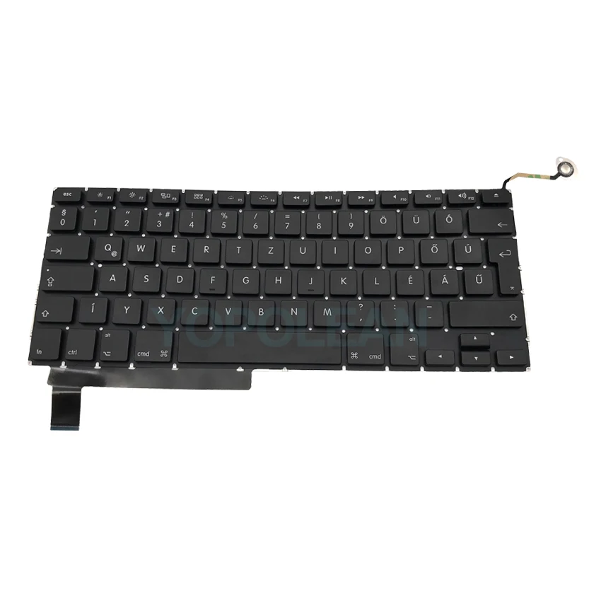 Новая клавиатура A1286 Венгрия с подсветкой 3 шт. для Macbook Pro 15 дюймов a1286 2009 2010 2011 2012