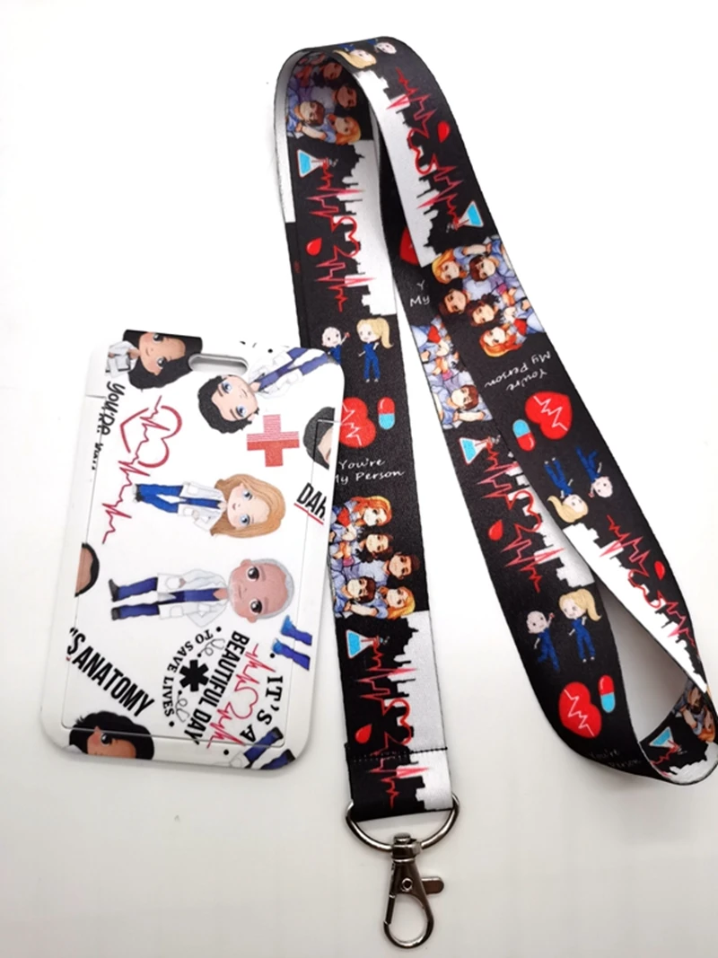 1 шт. с принтом медсестры шнурки карты талреп ключ шнур значок косплея ID