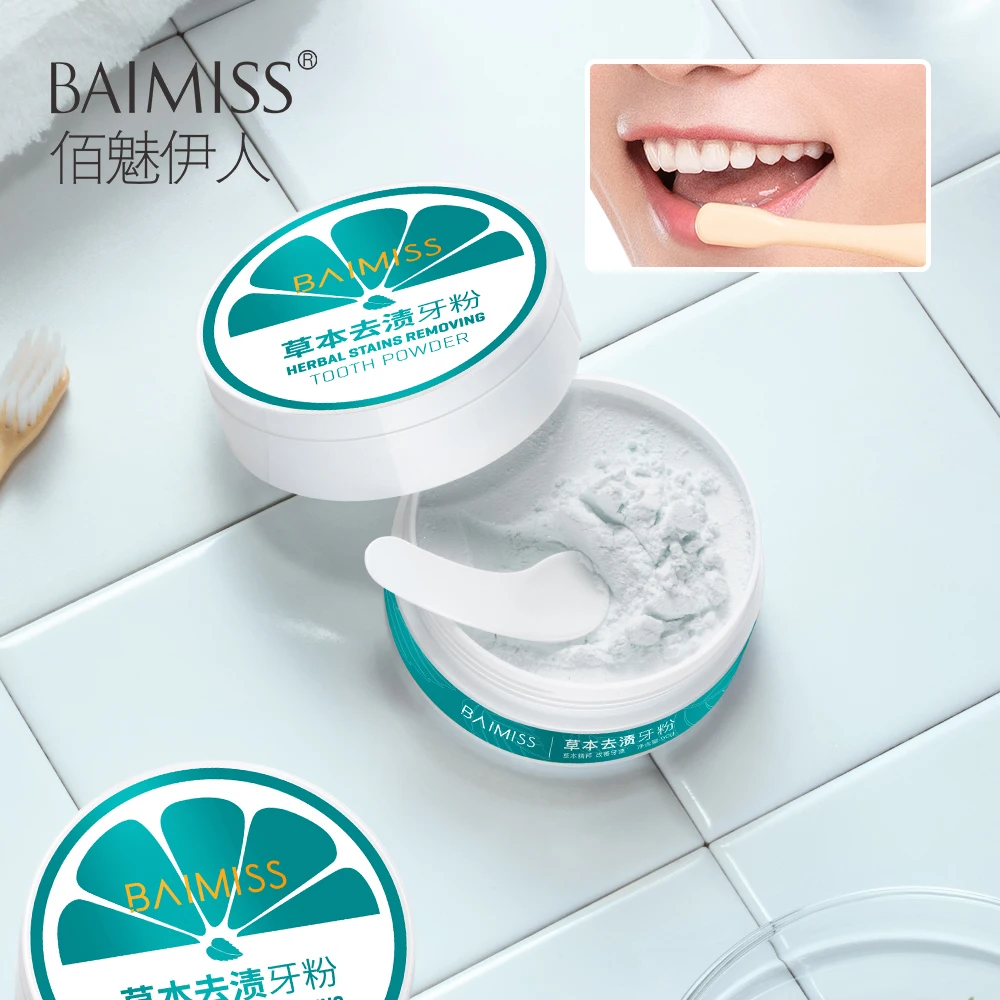 

Teeth Whitening Powder 50g Herbal Safe White Tooth Perfect Smile Oral Hygiene Dental Brighten Tool Tartar Stains Remover