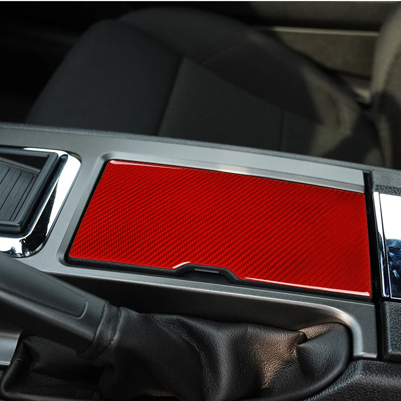 

Для Ford Mustang 2009-2013, центральный слот для чашки, контейнер для хранения, крышка, декоративные полосы, автомобильные наклейки, аксессуары для ин...
