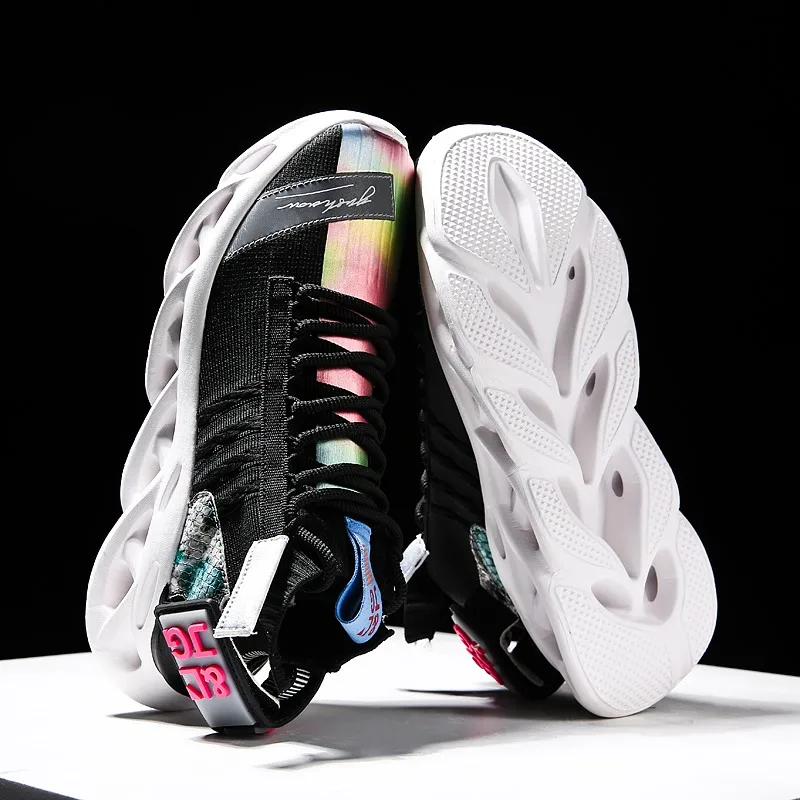2020 новая дышащая Спортивная обувь для мужчин с клинком амортизирующие кроссовки
