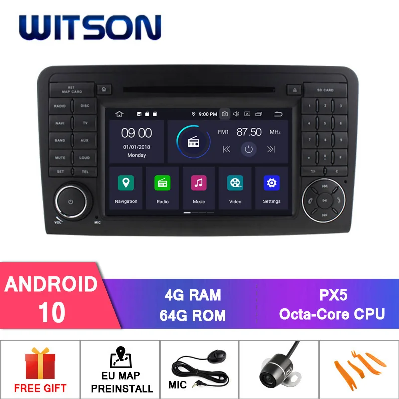 WITSON Android 10.0 CAR DVD PLAYER GPS for MERCEDES-BENZ ML-W164/GL-X/W300/ML350/ML450 audio system with gps car audio gps dvd WITSON Android 10.0 CAR DVD PLAYER GPS for MERCEDES-BENZ ML-W164/GL-X/W300/ML350/ML450 audio system with gps car audio gps dvd