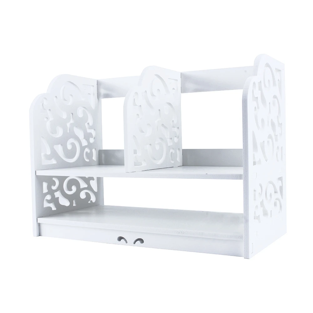 2 Ярусный стеллаж для самостоятельной сборки коробка хранения книжных