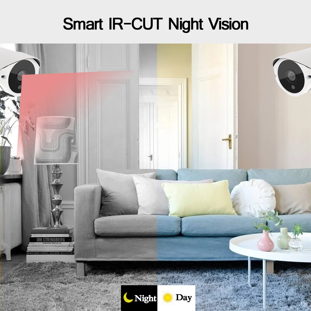 16CH 5.0MP AHD DVR CCTV система 4MP ИК Ночное Видение Крытая уличная камера для домашней