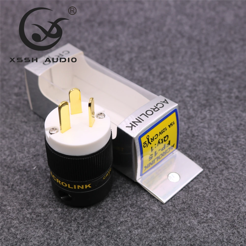 Электрический разъем YIVO XSSH Audio Hi-end HIFI с покрытием из чистой меди Золотой