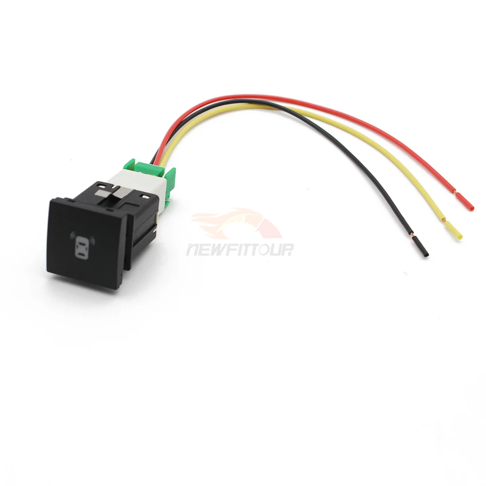 Красная автомобильная светодиодная фара для VW Jetta 5 Golf 6 MK6 Touran Scirocco радар с кнопкой