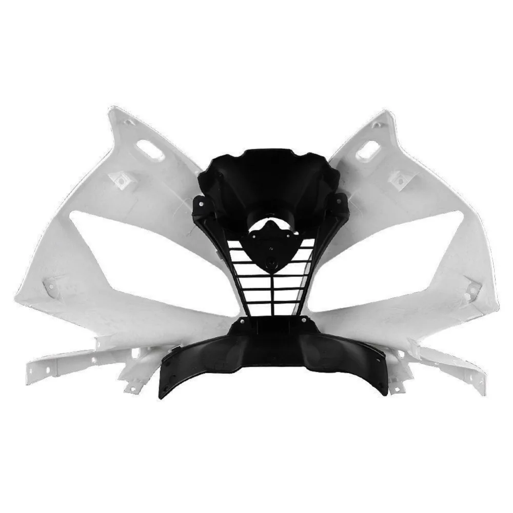 Неокрашенный Белый Мотоцикл Передний хомут нос обтекатель для 06 07 Yamaha YZF R6 2006 2007 DIY