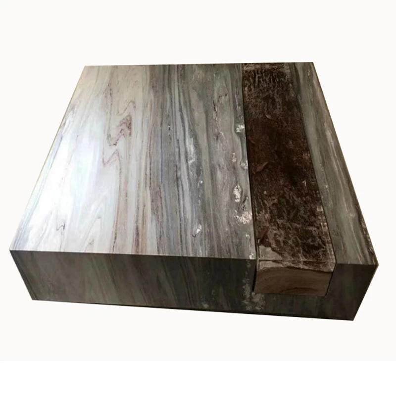 Coffee table Дубай высокого класса мраморный камень квадратный журнальный столик Современная гостиная центральный стол на продажу - Цвет: Coffee table