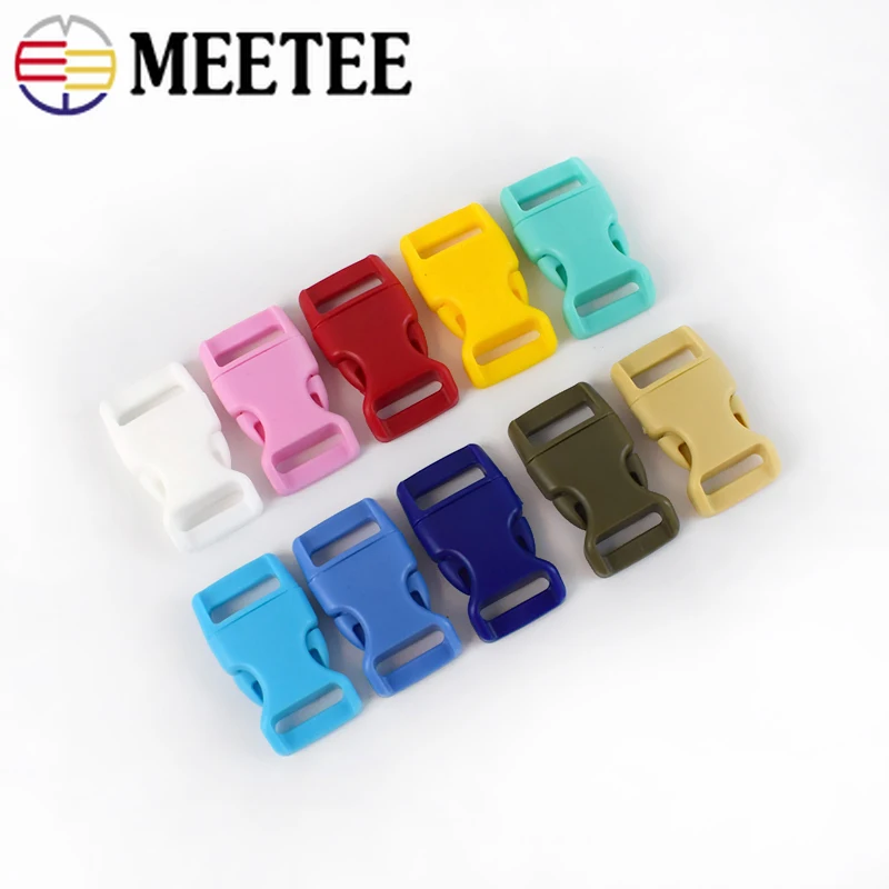 40 шт. Meetee 10/15 мм красочный пластиковый изогнутый боковой выпуск фотоэлемент для