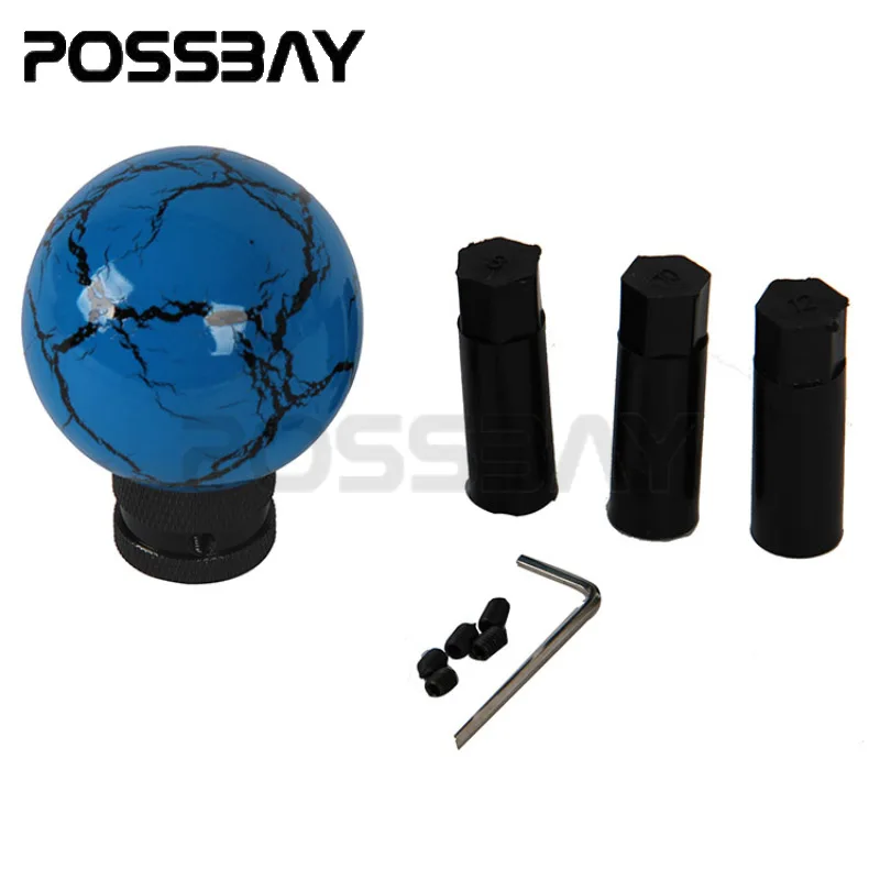 1 шт. синий Универсальный автомобильный стиль ручного шара ручной