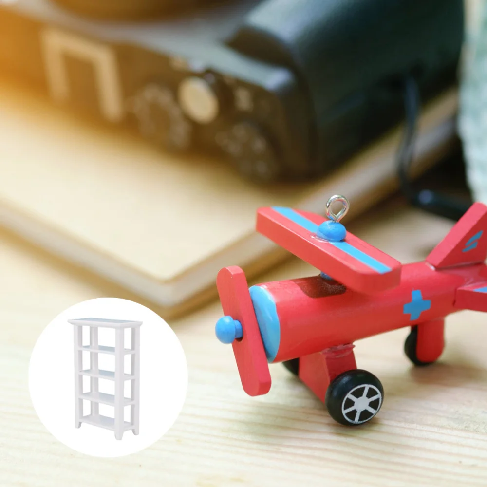 

1Pc Mini Commodity Shelf 1/12 Mini House Shelf Model Mini House Furniture