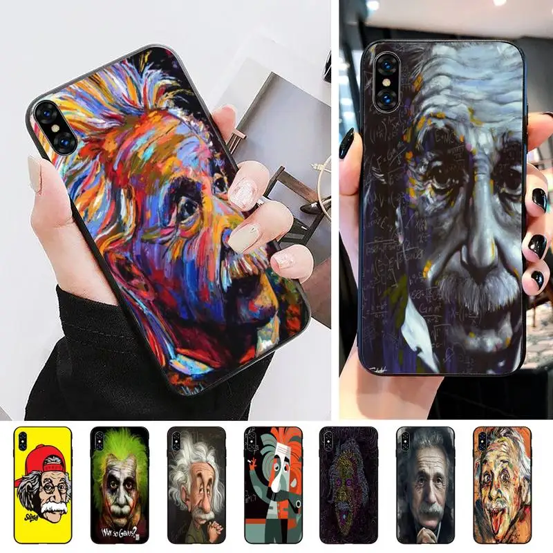Эйнштейна покупателей чехол для телефона iphone XS 11 11Pro 5 5s SE 6 6s плюс 7 8 2020