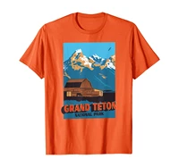 wyoming grand teton national park vintage souvenir gift t shirt