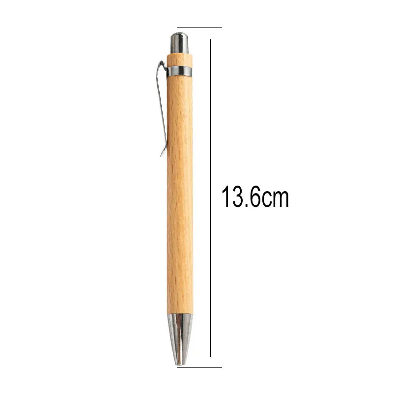 

3Pcs Set Bamboo Wood Ballpoint Pen 1.0mm Bullet Tip Blue Black Ink Business Signature Ball Pen Office School Wrting Stationery