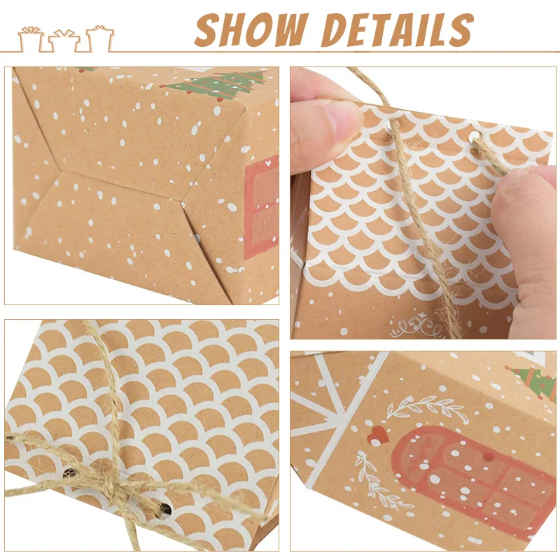 5 шт. коробка для конфет из крафт-бумаги | Дом и сад