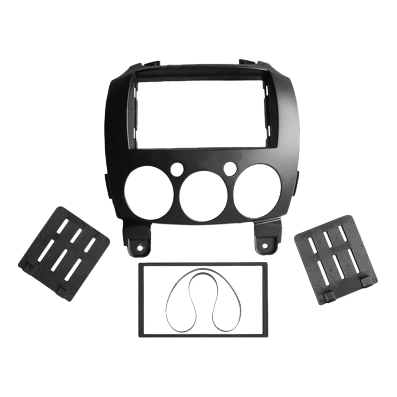 Авто Стерео фасция приборная панель рамка Комплект обшивки Радио Лицевая для Mazda