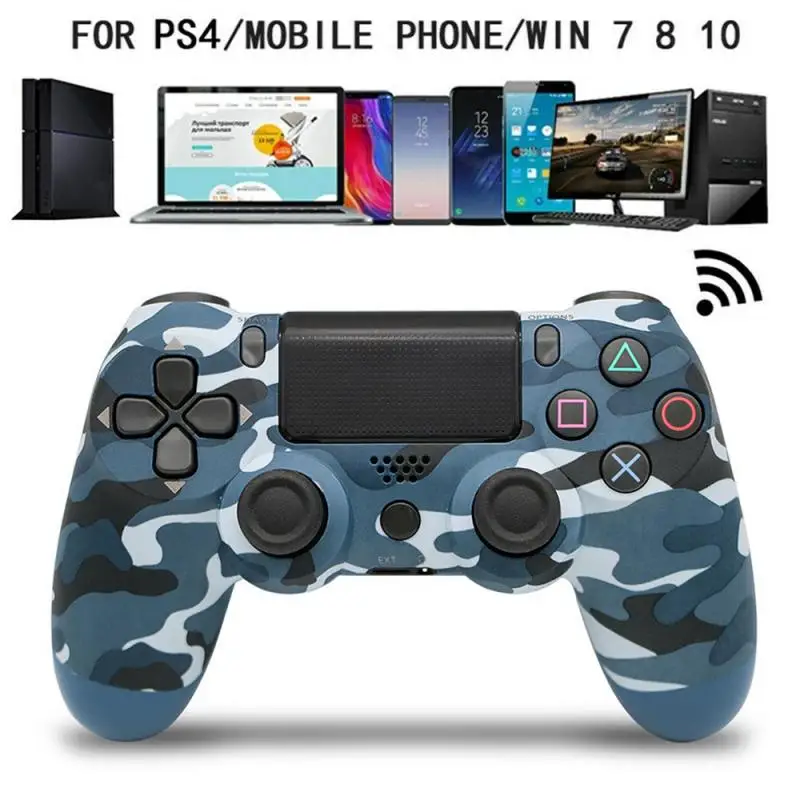 

Для контроллера PS4, Bluetooth-совместимый Вибрационный геймпад для Playstation 4, беспроводной джойстик для игровой консоли PS4